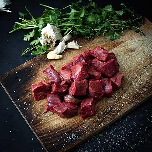 PREMIUM DICED BEEF 500G