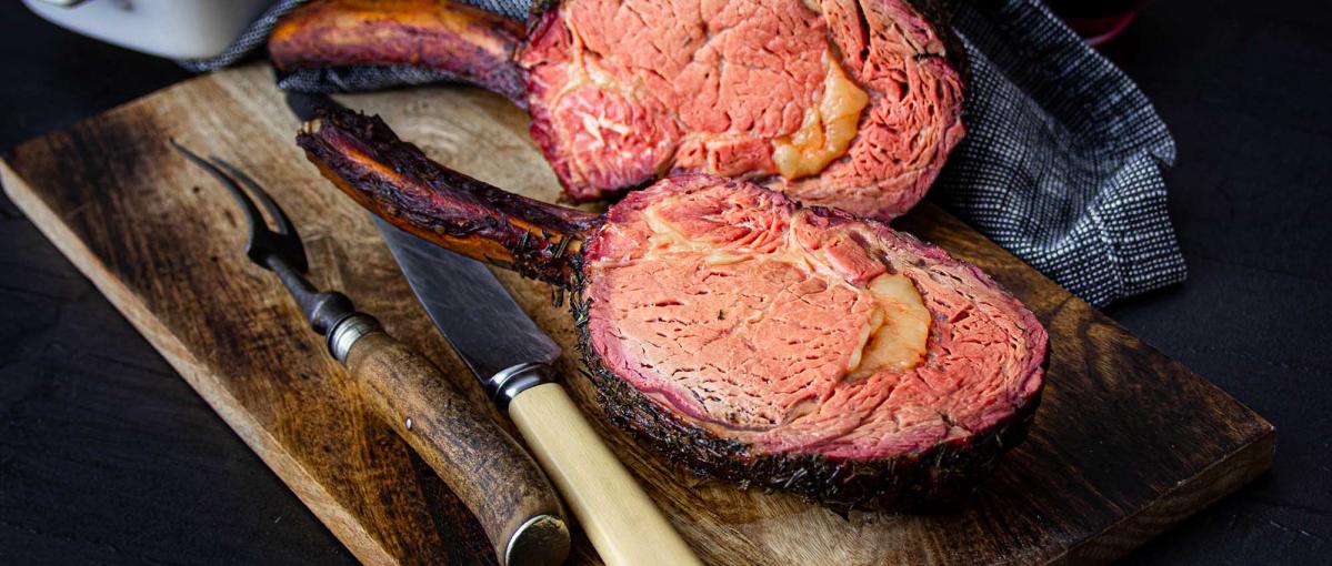 RIB ROAST (TWO RIB) APPROX SIZE: 1.4 KG