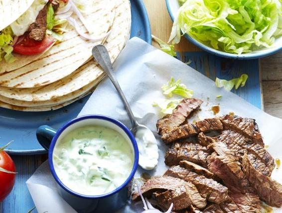 GRILLED BEEF WRAPS